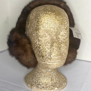 Custom-Made Genuine Mink Fur Earmuffs